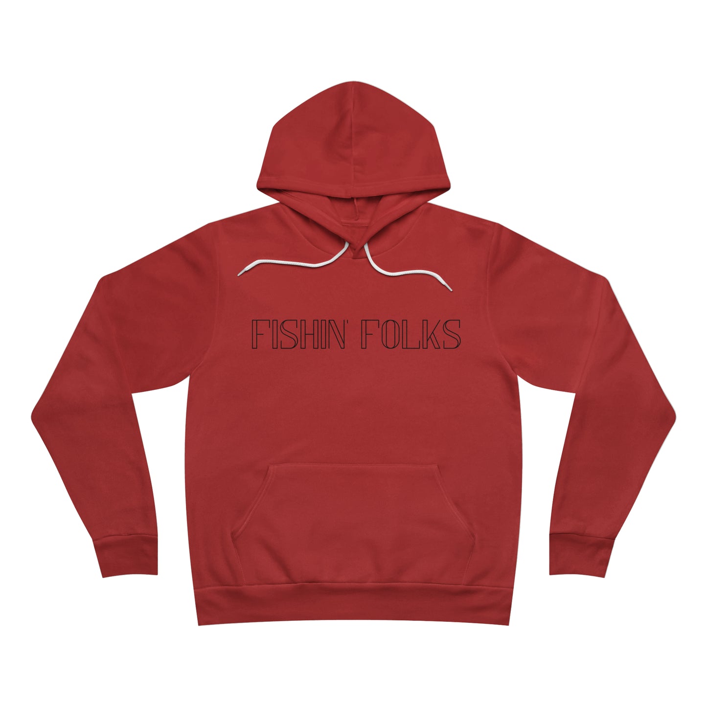 Fishing Folks Unisex Sponge Fleece Pullover Hoodie