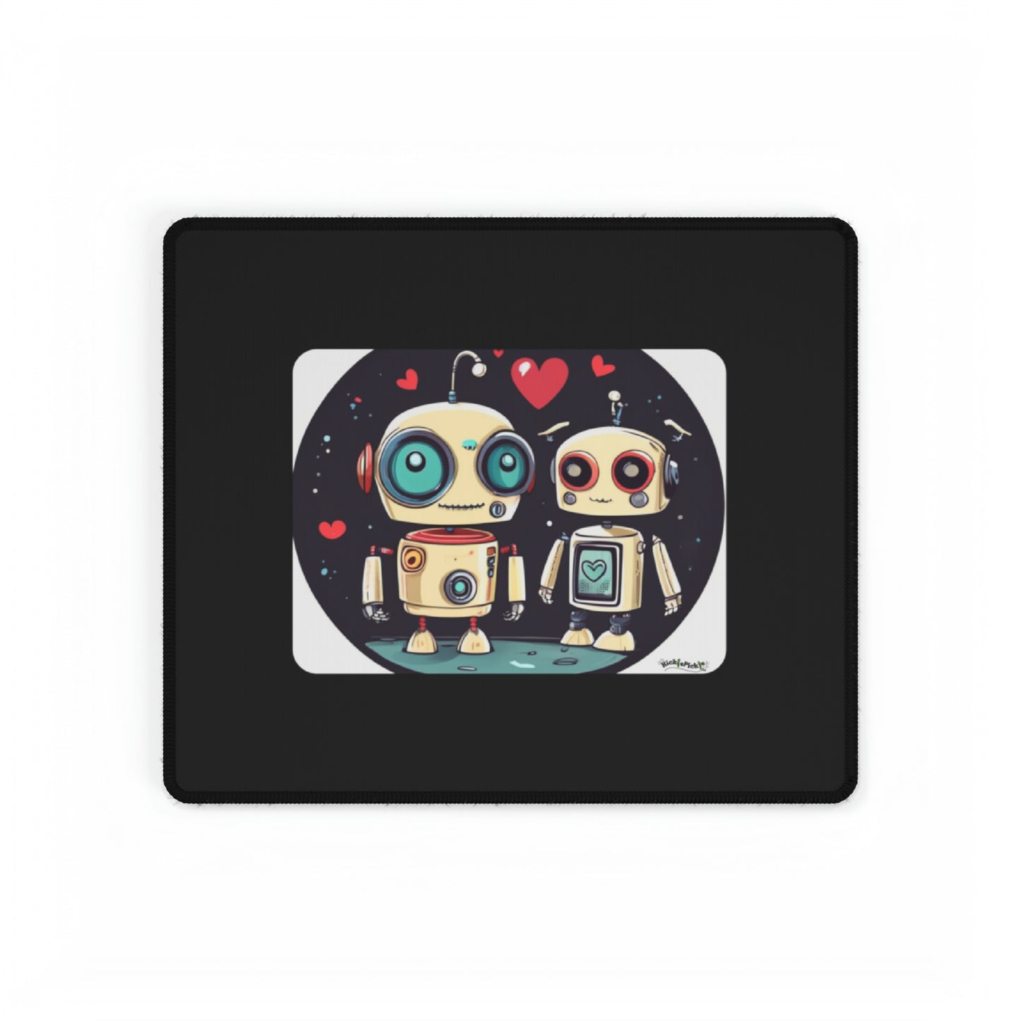 Love Robots Desk Mat