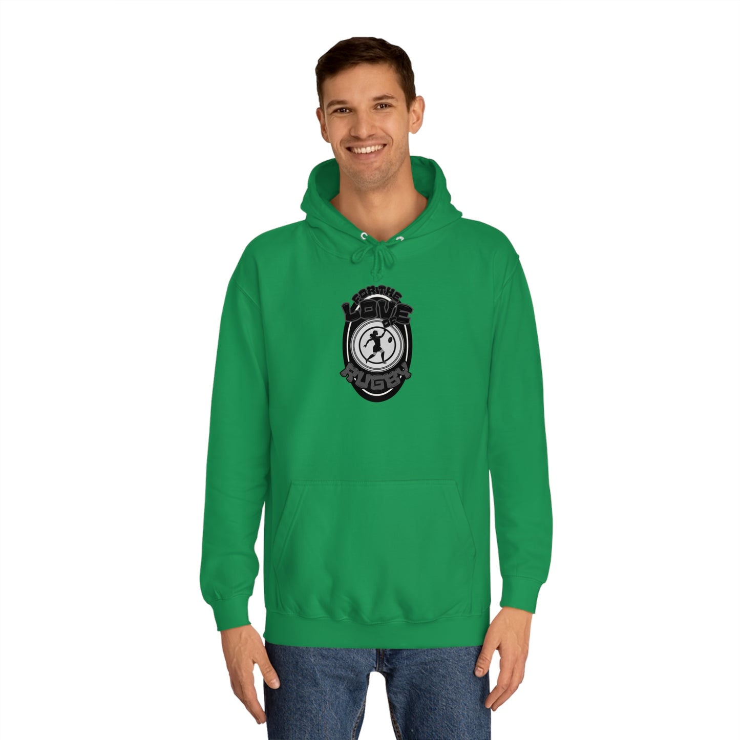 For the love of rugby Unisex College Hoodie