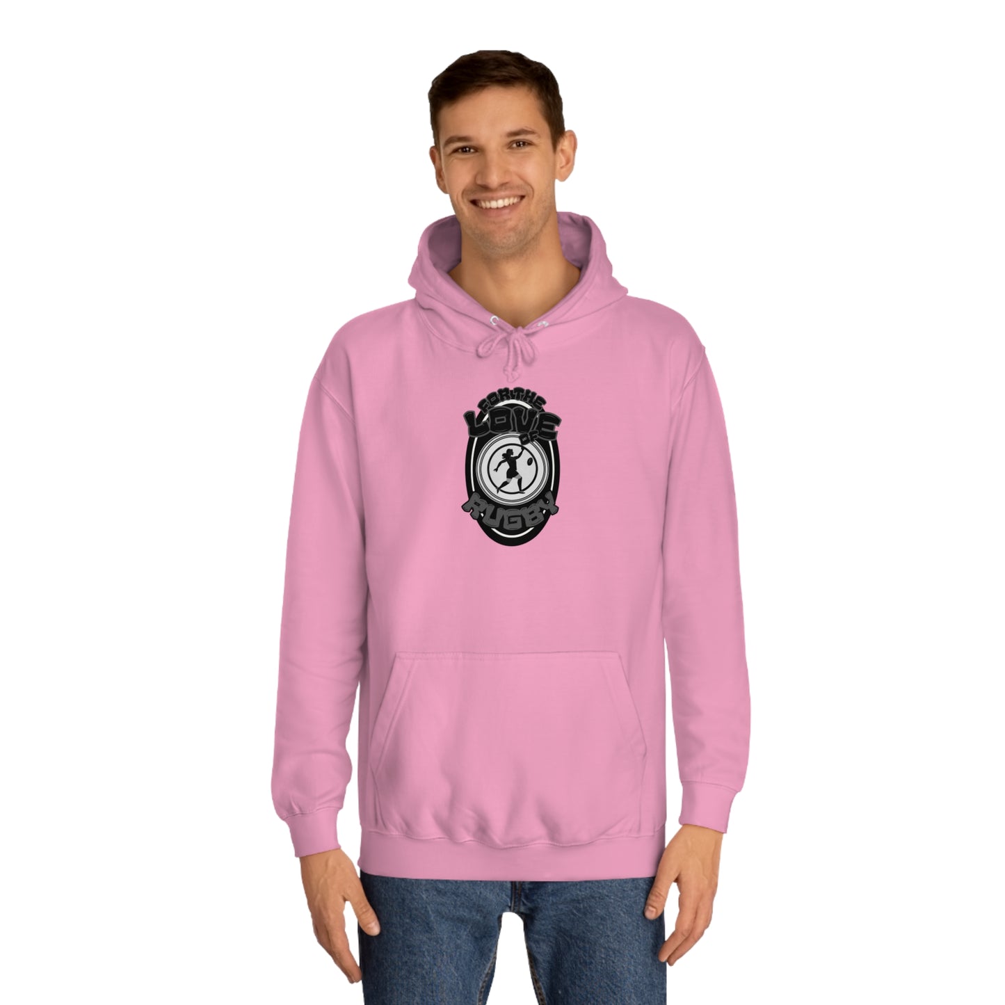 For the love of rugby Unisex College Hoodie