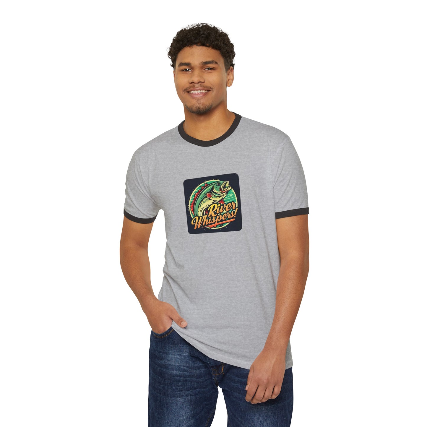 Fishing Cotton Ringer T-Shirt