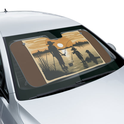 Fishing Family Car Sun Shades