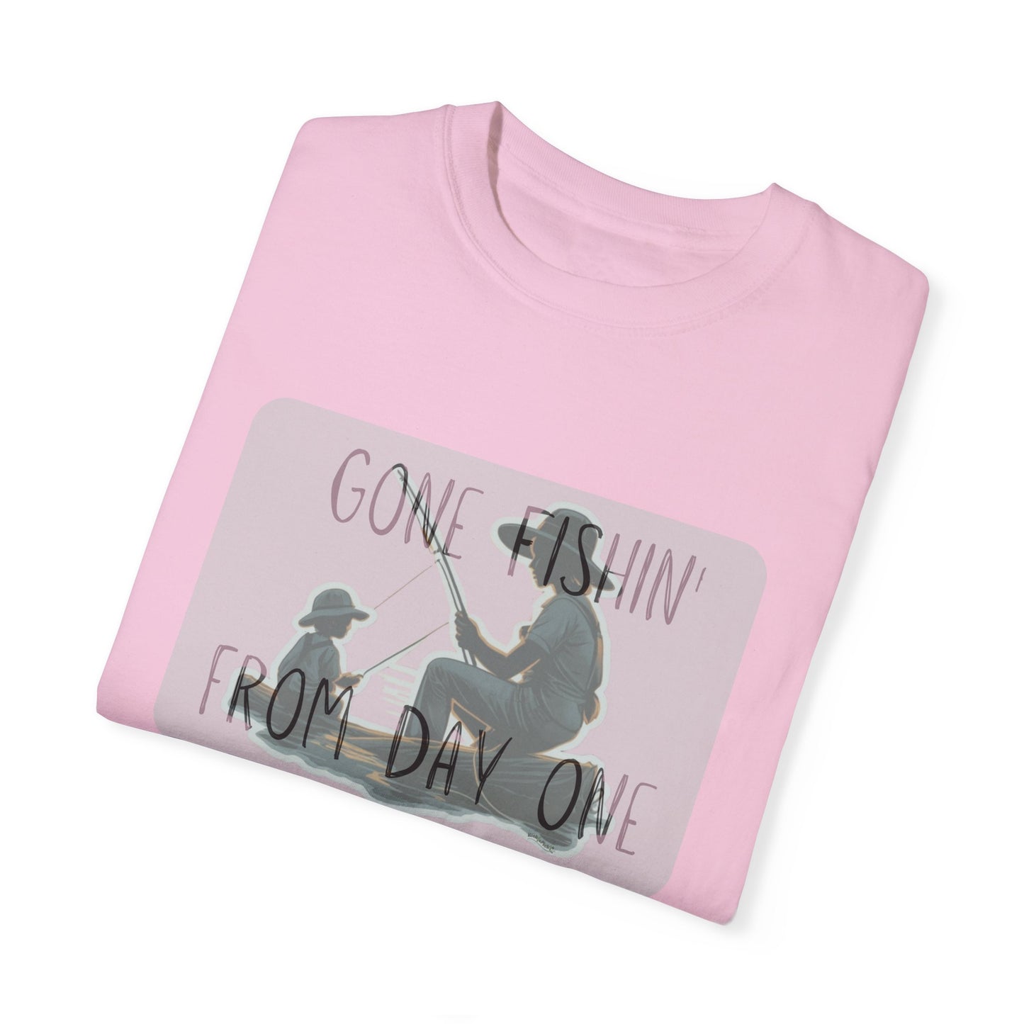 Gone Fishing-Dyed T-shirt