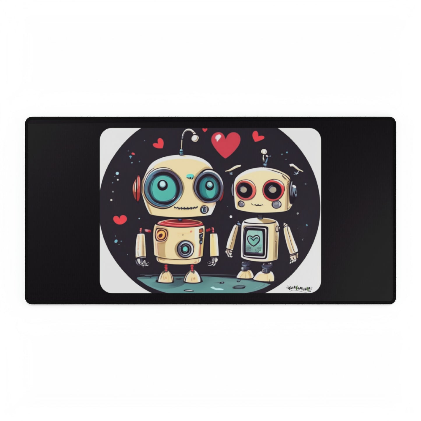 Love Robots Desk Mat