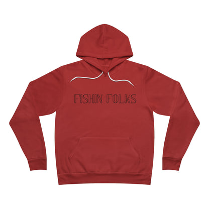 Fishing Folks Unisex Sponge Fleece Pullover Hoodie