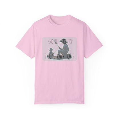 Gone Fishing-Dyed T-shirt