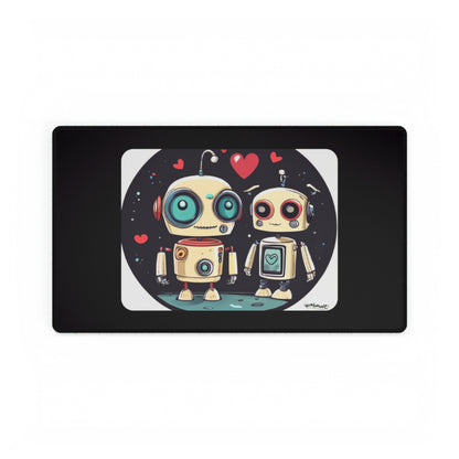 Love Robots Desk Mat