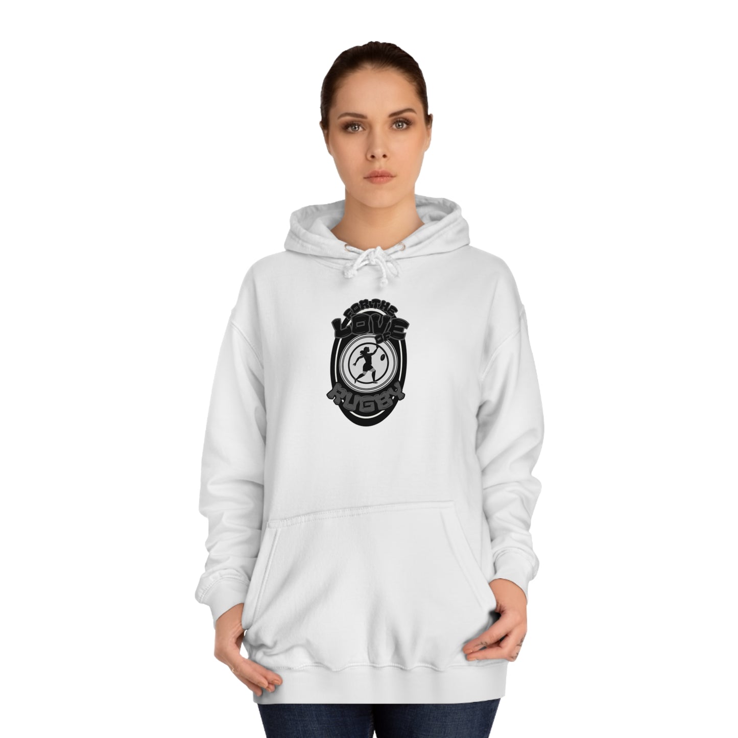 For the love of rugby Unisex College Hoodie