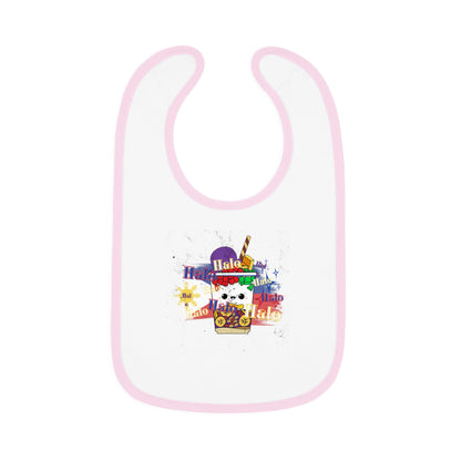 Halo halo baby bib