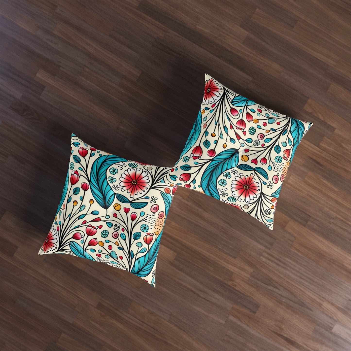 Tufted Floor Pillow, Square