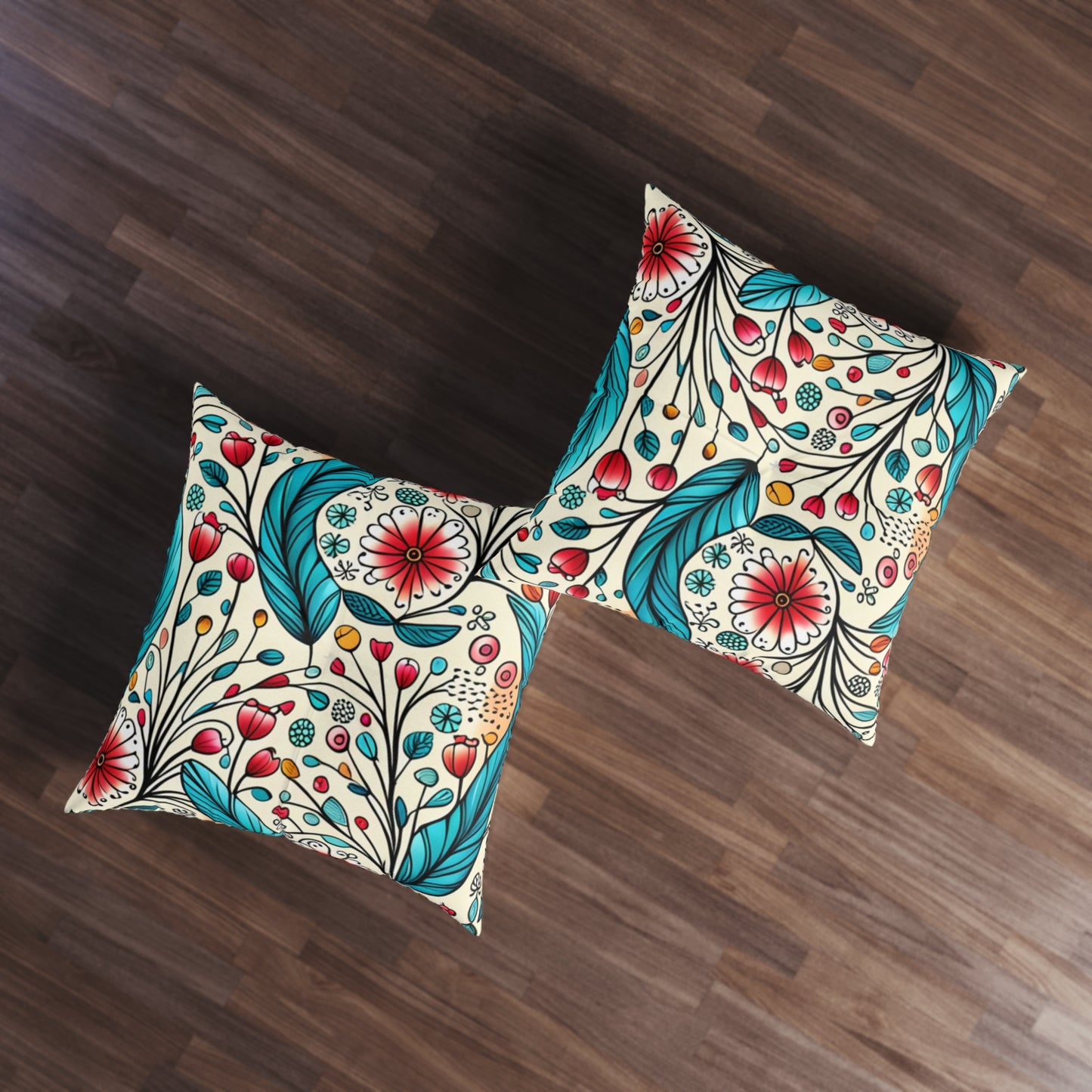 Tufted Floor Pillow, Square