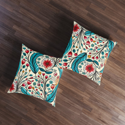 Tufted Floor Pillow, Square