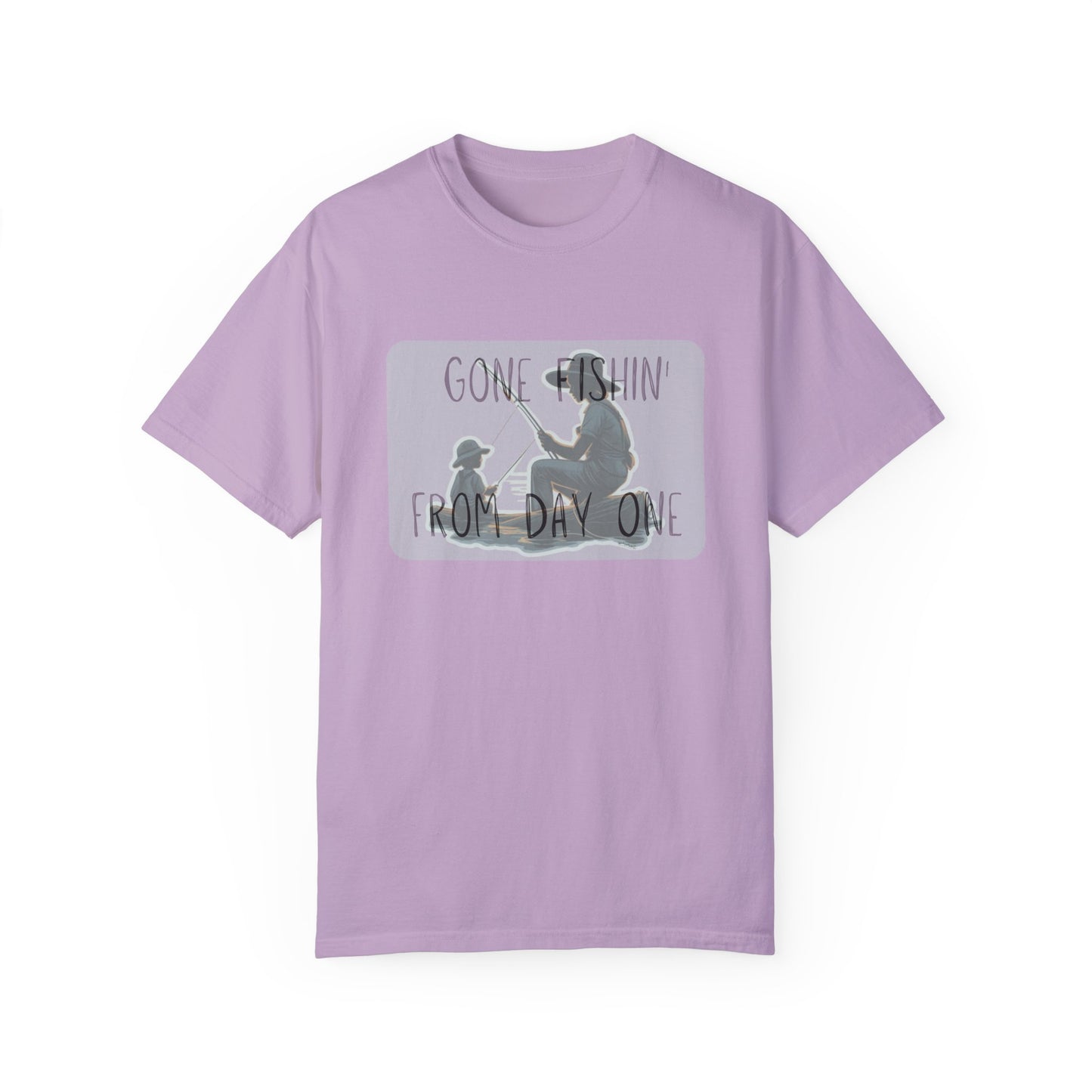 Gone Fishing-Dyed T-shirt