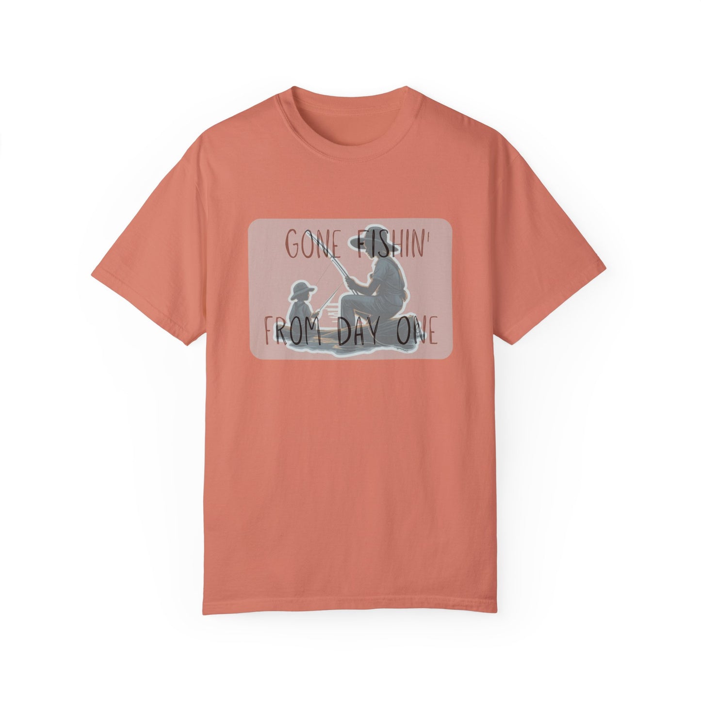 Gone Fishing-Dyed T-shirt