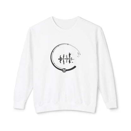 Fishing Unisex Lightweight Crewneck Sweatshirt