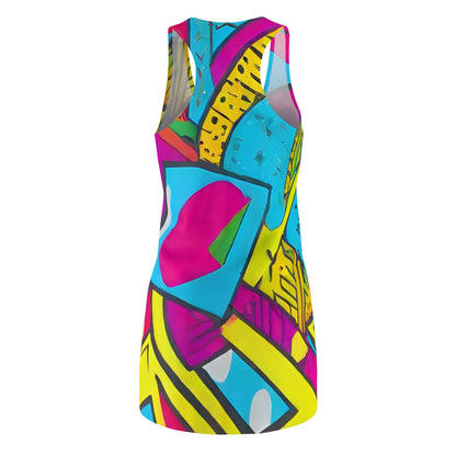 Women's Cut & Sew Racerback Dress (AOP)