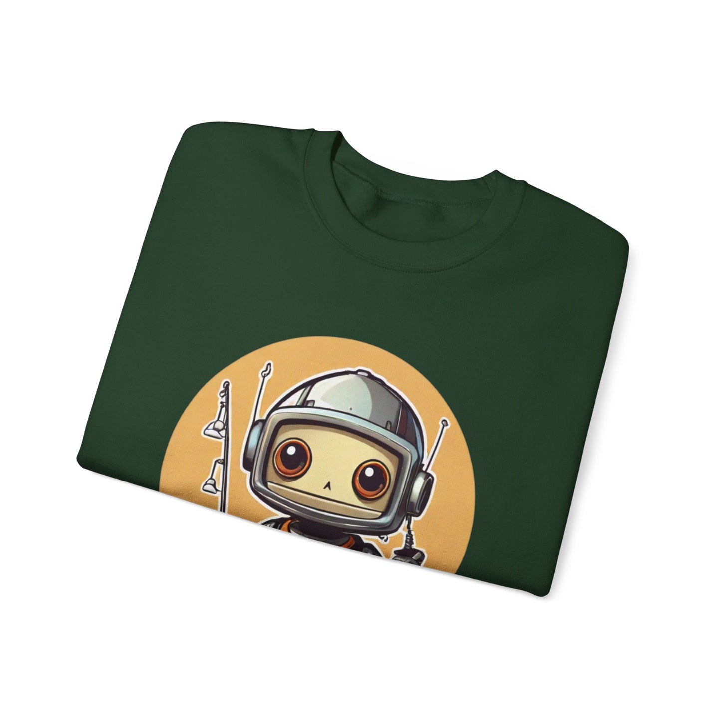 Fishing Robot Unisex Heavy Blend™ Crewneck Sweatshirt