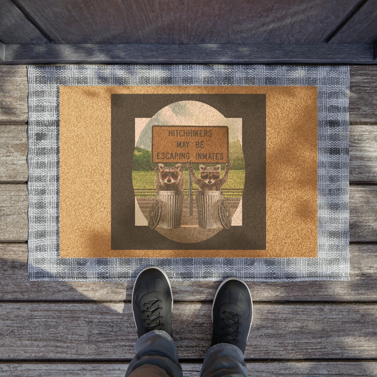 Racoon Doormat