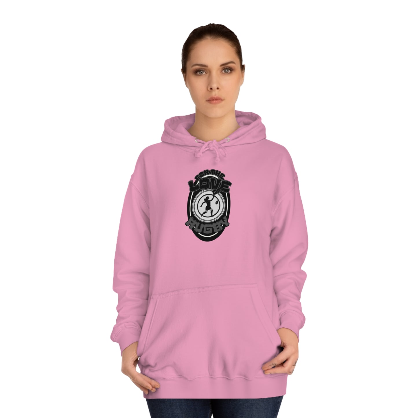 For the love of rugby Unisex College Hoodie