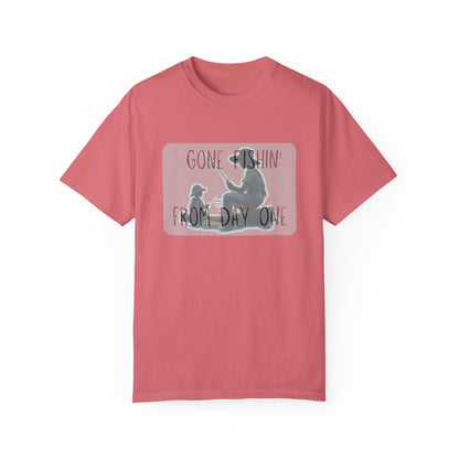 Gone Fishing-Dyed T-shirt