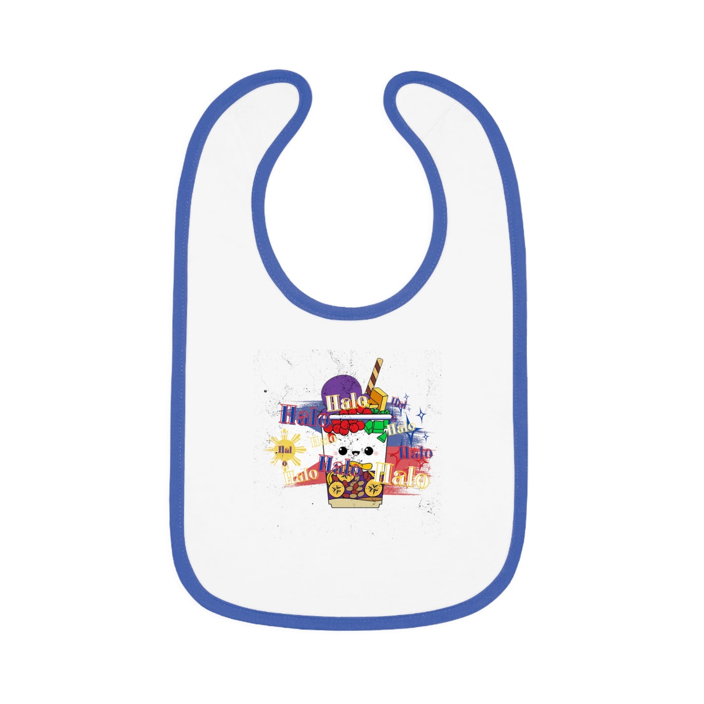 Halo halo baby bib