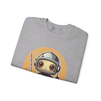 Fishing Robot Unisex Heavy Blend™ Crewneck Sweatshirt