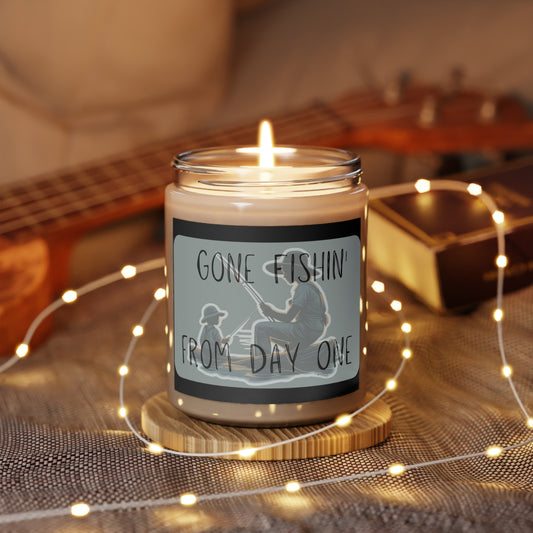 Gone Fishing Scented Candle, 9oz